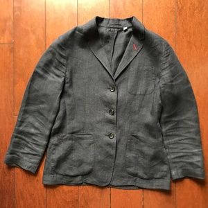 Uniqlo Navy Linen Blazer